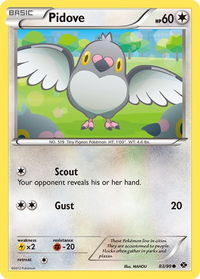 Pidove - Next Destinies (NXD) #83/99 - Common Pokémon Trading Card