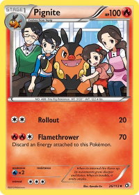 Pignite - Legendary Treasures (LTR) #26/113 - Uncommon Pokémon Trading Card