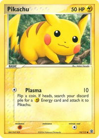Pikachu - FireRed & LeafGreen (RG) #74/112 - Common Pokémon Trading Card