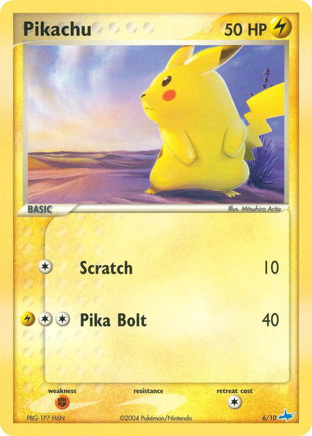Pikachu trading card from EX Trainer Kit 1: Latias & Latios Pikachu - EX Trainer Kit 1: Latias & Latios Pokémon trading card