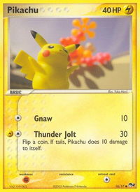 Pikachu - POP Series 2 (POP) #016/017 - Common Pokémon Trading Card