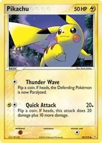 Pikachu - Holon Phantoms (HP) #78/110 - Common Pokémon Trading Card