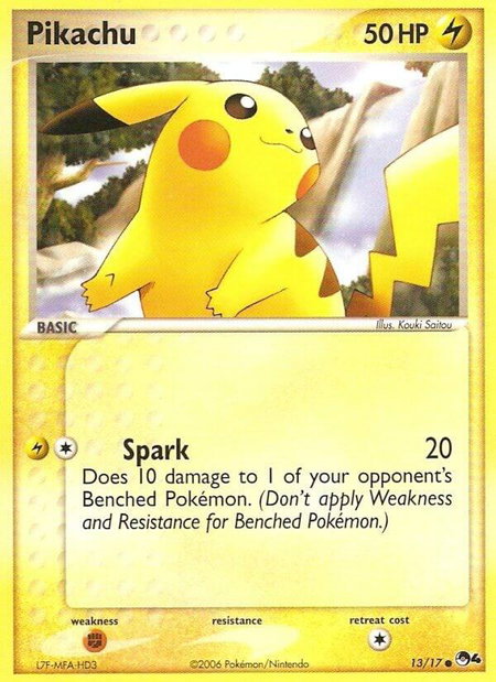 Pikachu - POP Series 4 Pokémon trading card