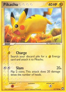 Pikachu - Power Keepers (PK) #57/108 - Common Pokémon Trading Card