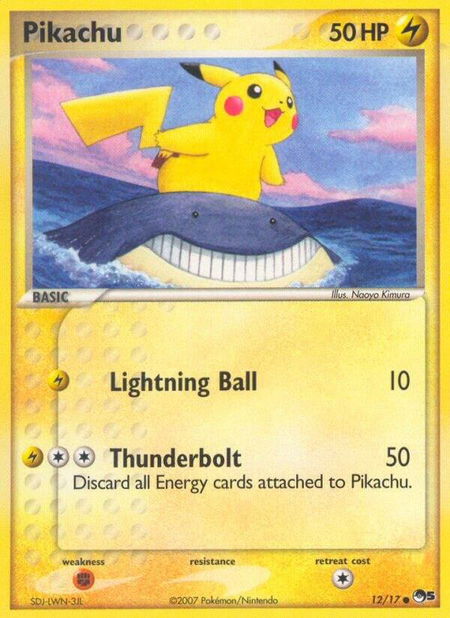 Pikachu - POP Series 5 Pokémon trading card