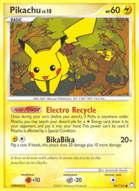 Pikachu - Mysterious Treasures (MT) #94/123 - Common Pokémon Trading Card