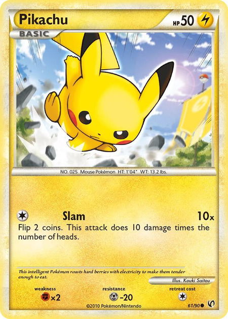 Pikachu - Undaunted Pokémon trading card