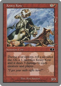 Krazy Kow - Unglued (UGL) #48 - Common Magic: The Gathering Trading Card