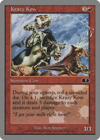 Krazy Kow - Unglued (UGL) #48 - Common Magic: The Gathering Trading Card
