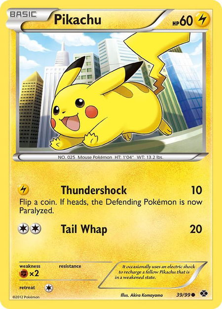 Pikachu - Next Destinies Pokémon trading card