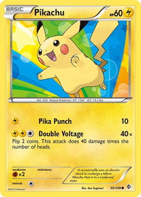 Pikachu - Boundaries Crossed (BCR) #50/149 - Common Pokémon Trading Card