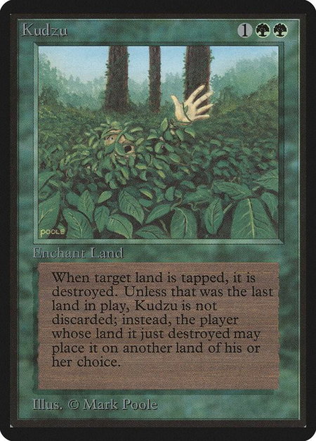 Kudzu - Beta Edition Magic: The Gathering trading card