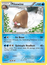 Piloswine - Plasma Storm (PLS) #27/135 - Uncommon Pokémon Trading Card