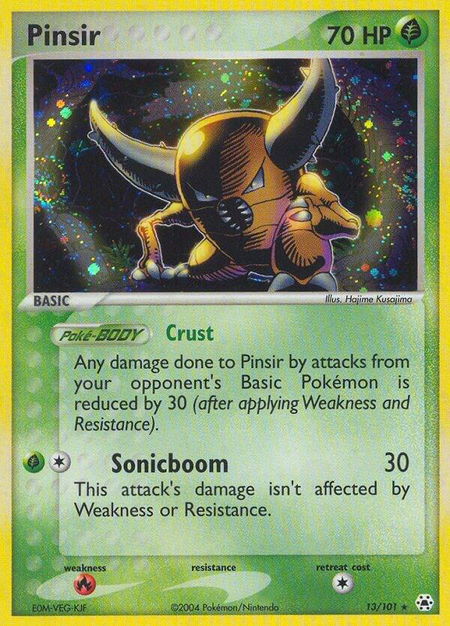 Pinsir - Hidden Legends Pokémon trading card