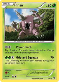 Pinsir - Next Destinies (NXD) #1/99 - Rare Pokémon Trading Card