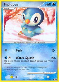 Piplup - POP Series 8 (POP) #015/017 - Common Pokémon Trading Card