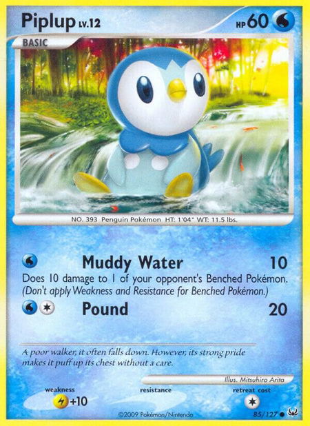 Piplup - Platinum Pokémon trading card