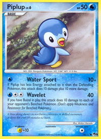 Piplup - POP Series 9 (POP) #016/017 - Common Pokémon Trading Card