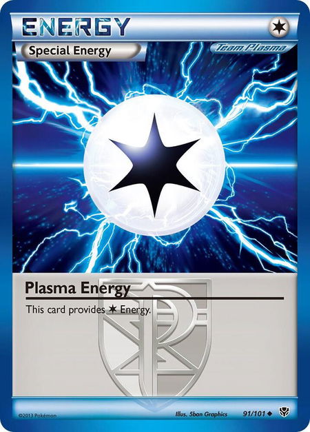 Plasma Energy (Team Plasma) - Plasma Blast Pokémon trading card