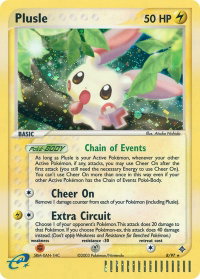 Plusle - Dragon (DR) #8/97 - Holo Rare Pokémon Trading Card