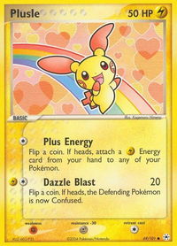 Plusle - Hidden Legends (HL) #69/101 - Common Pokémon Trading Card