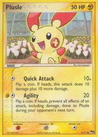 Plusle - POP Series 1 (POP) #013/017 - Common Pokémon Trading Card