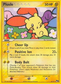 Plusle - POP Series 3 (POP) #005/017 - Rare Pokémon Trading Card