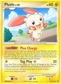 Plusle - Secret Wonders (SW) #36/132 - Rare Pokémon Trading Card