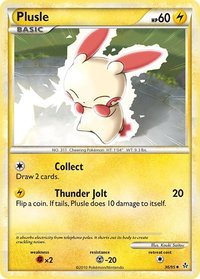 Plusle - Unleashed (UL) #36/95 - Uncommon Pokémon Trading Card