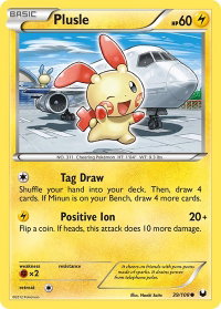 Plusle - Dark Explorers (DEX) #39/108 - Common Pokémon Trading Card