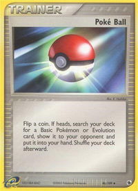 Poke Ball - Ruby and Sapphire (RS) #86/109 - Uncommon Pokémon Trading Card