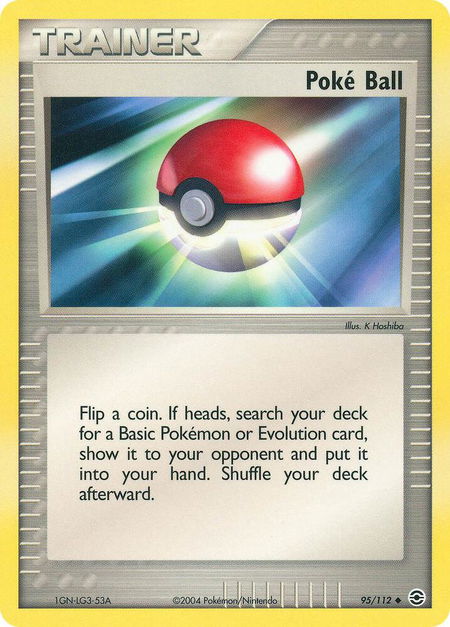 Poke Ball - FireRed & LeafGreen Pokémon trading card