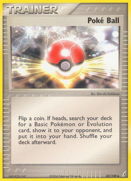 Poke Ball - Crystal Guardians Pokémon trading card