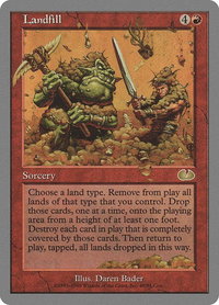 Landfill - Unglued (UGL) #49 - Rare Magic: The Gathering Trading Card