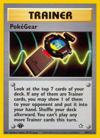 PokeGear - Neo Genesis (N1) #088/111 - Rare Pokémon Trading Card