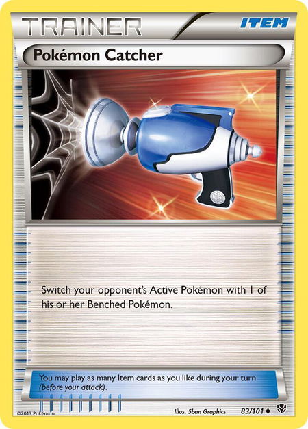 Pokemon Catcher - Plasma Blast Pokémon trading card