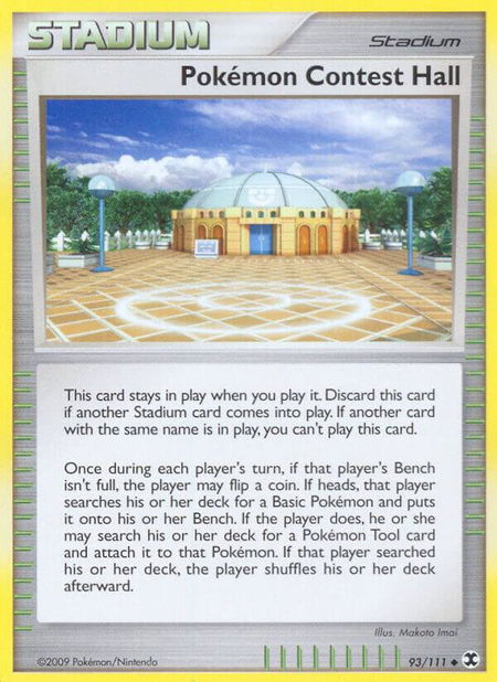 Pokemon Contest Hall - Rising Rivals Pokémon trading card