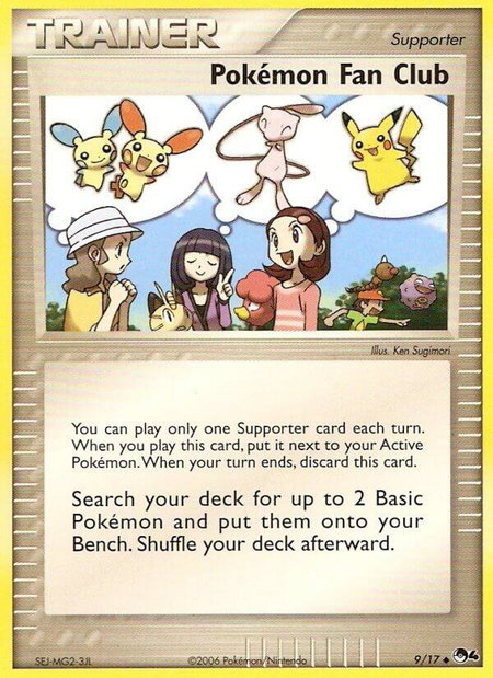 Pokemon Fan Club - POP Series 4 Pokémon trading card