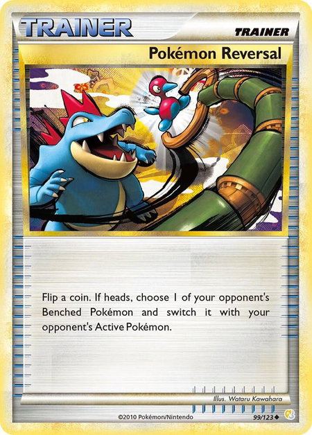 Pokemon Reversal trading card from HeartGold SoulSilver Pokemon Reversal - HeartGold SoulSilver Pokémon trading card