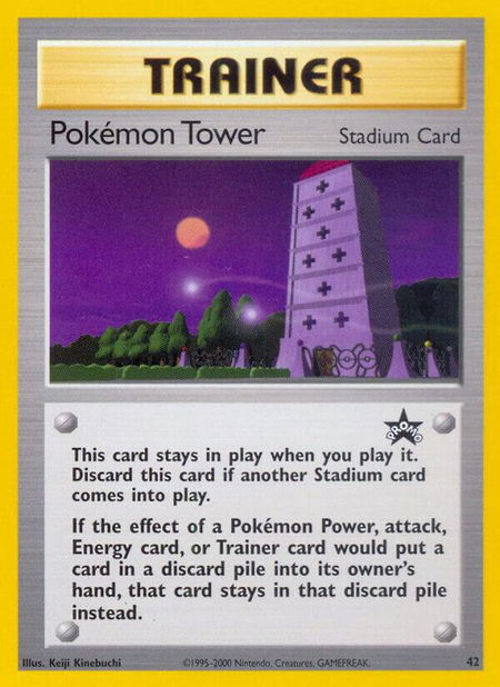 Pokemon Tower - WoTC Promo Pokémon trading card