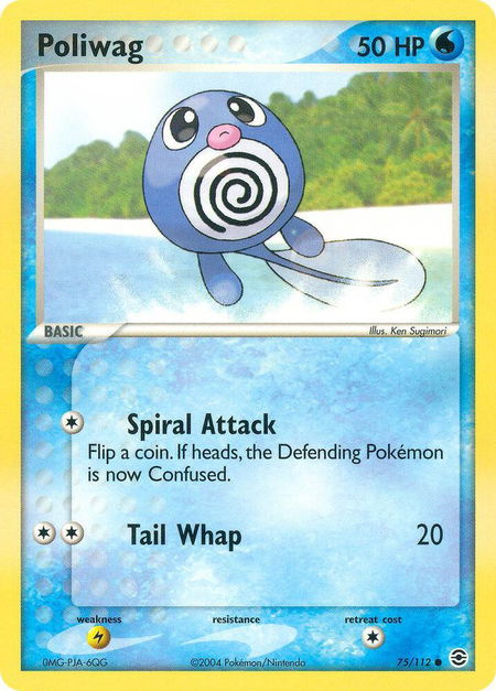 Poliwag - FireRed & LeafGreen Pokémon trading card