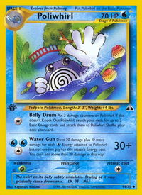 Poliwhirl - Neo Discovery (N2) #44/75 - Uncommon Pokémon Trading Card