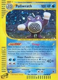 Poliwrath (24) trading card from Expedition Poliwrath (24) - Expedition Pokémon trading card