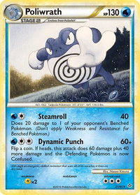 Poliwrath - Unleashed (UL) #21/95 - Rare Pokémon Trading Card