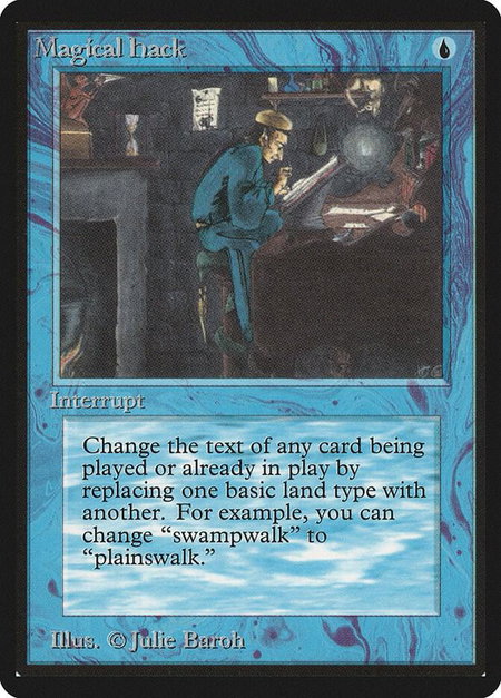 Magical Hack - Beta Edition Magic: The Gathering trading card