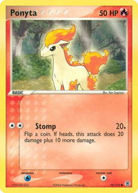 Ponyta - FireRed & LeafGreen (RG) #76/112 - Common Pokémon Trading Card