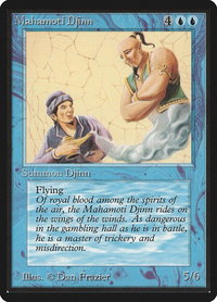 Mahamoti Djinn - Beta Edition (LEB) #65 - Rare Magic: The Gathering Trading Card