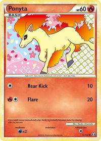 Ponyta - Triumphant (TM) #72/102 - Common Pokémon Trading Card