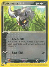 Poochyena - 64/109 - Ruby and Sapphire (RS) #64/109 - Common Pokémon Trading Card