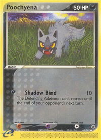 Poochyena - 65/109 - Ruby and Sapphire (RS) #65/109 - Common Pokémon Trading Card